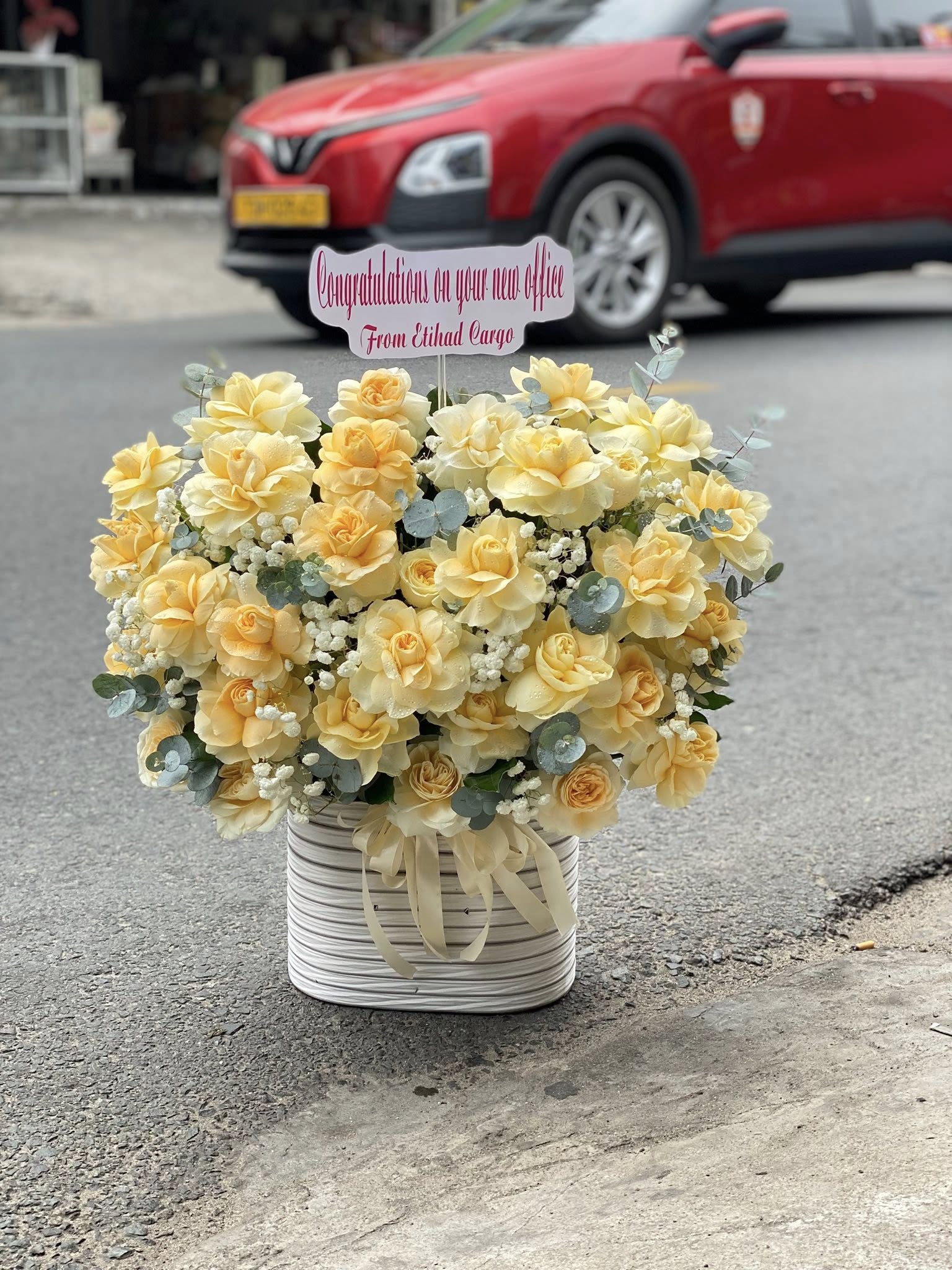 Giỏ hoa tươi 8/3 01